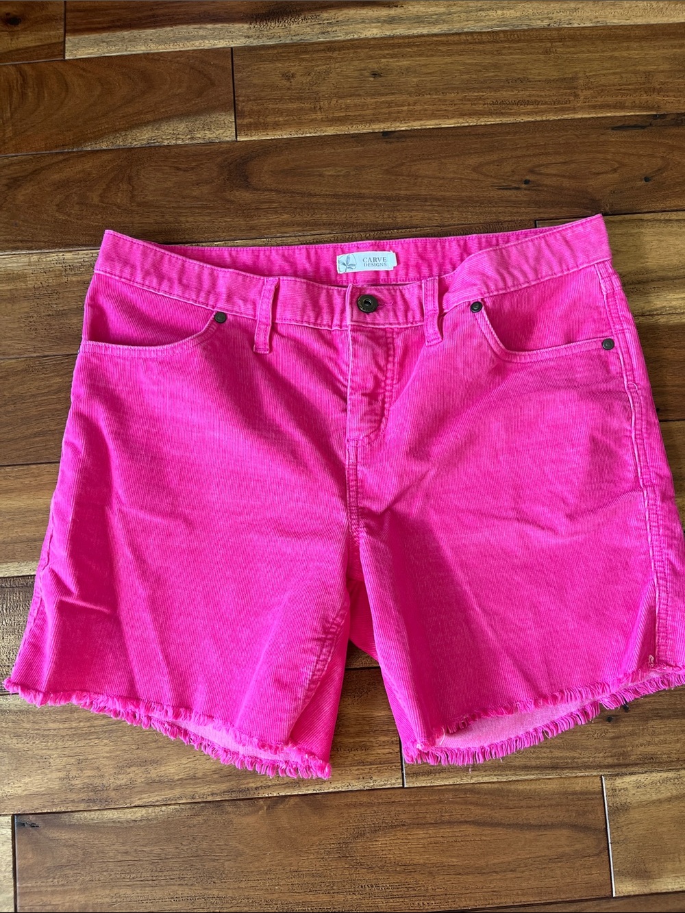 Carve Design Cord Shorts